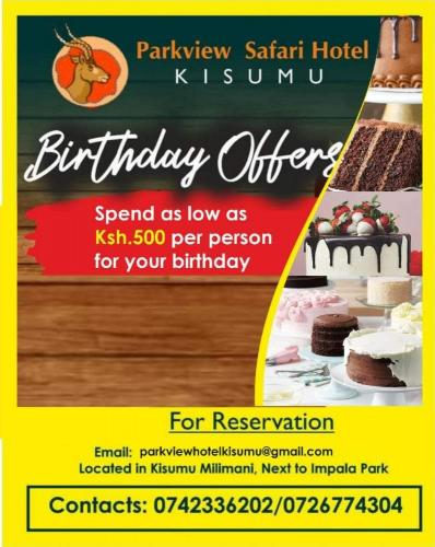 Parkview Safari hotel kisumu